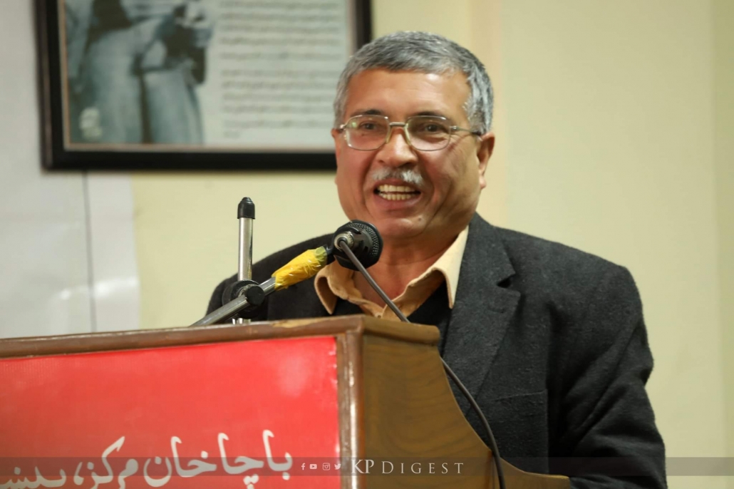Prof. Shah speaking on women's role — Bacha Khan Markaz